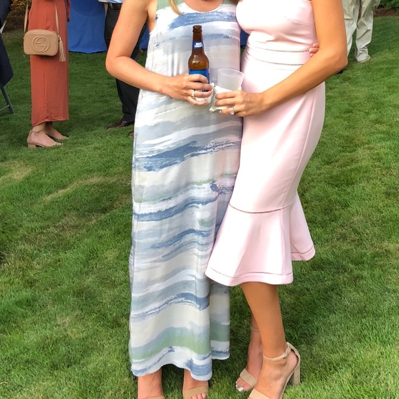 Nic+Zoe midi silk dress